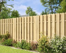 Bohlenzaun Bretterzaun