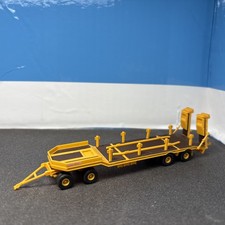 Kibri Anhänger Müller Mitteltal H0 Gebaut Teilweise Beweglich Orange 4 Achsig