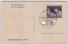 D. Reich Bildpostkarte P 254 KÖLNER DOM ohne Wertstempel gestempelt [835]