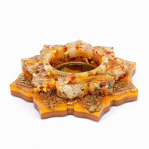 Orgonit lotus teelichthalter - orgonit,