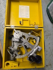 Sowjetischer Sextant SNO-T 1983 UdSSR Navigation Marine Instrument komplett