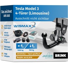 ANHÄNGERKUPPLUNG für Tesla