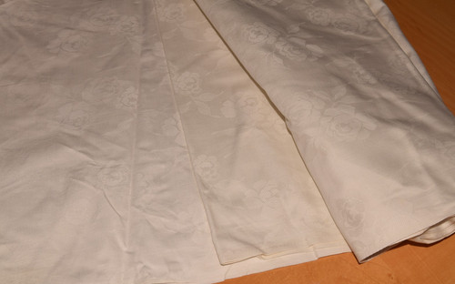 Altes damast stoff stoffballen - damast,
