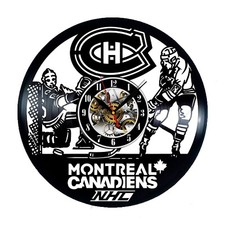 Montreal Kanada Vinyl Wanduhr Wohndeko Design Bestes Geschenk Geburtstag Urlaub