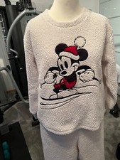 H&M MICKEY MOUSE LANGARMSHIRT/HOSE“M“HAUSANZUG SCHLAFANZUG WINTER ANZUG 2tg