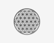 Blume des Lebens Aufkleber