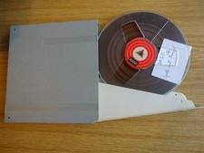 BASF Tonbandspule 18 cm mit Band und BASF Archivbox  4