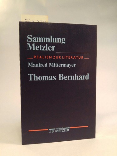 Sammlung metzler thomas - metzler,