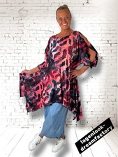 Lagenlook A-Linie Tunika Shirt