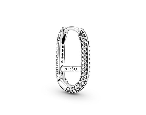 Pandora pave link ohrring - me, /