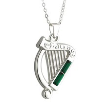 Irische Harfe mit keltischen