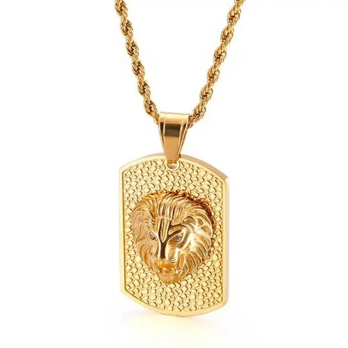 Halskette löwe gold - halskette,