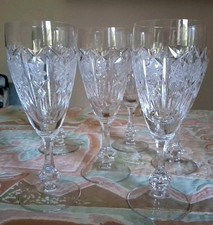 6 kristall Sektgläser