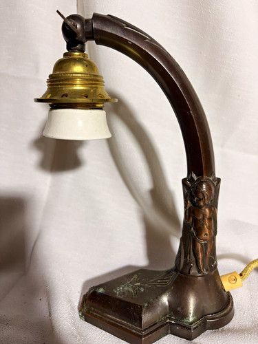 Vintage tischlampe metall - tischlampe,
