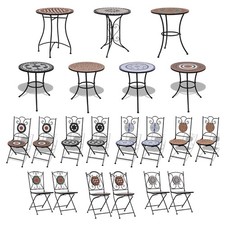 vidaXL Bistroset Mosaiktisch
