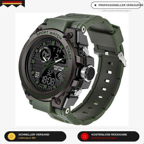 Military watch men sports - watch, men's