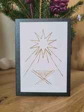 Weihnachtskarte Handarbeit