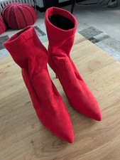 Neue Buffalo Schlupf- Stiefeletten Rot  38