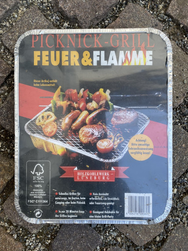 Einweggrill camping minigrill - einweggrill,