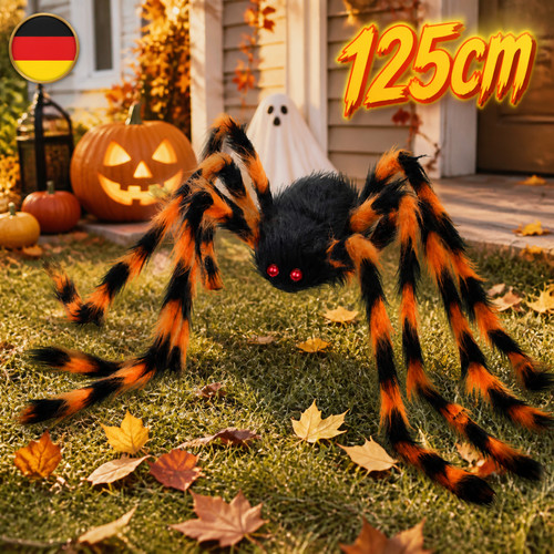 Halloween spinne 125cm - halloween,