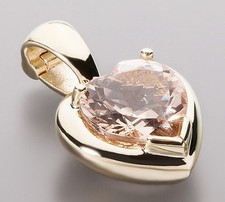 Herz anhänger 585 gelbgold - 585,