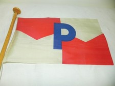 Reederei Tischflagge „  Paul Günther Schiffsmakler  “ Wimpel MARITIM desk flag.