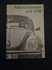 Fahren Lernen mit VW Lernprogramm Fahrschule von 1973 Original