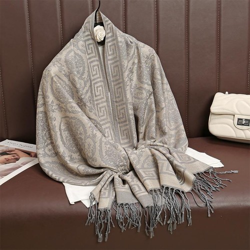 Eleganter kaschmir poncho tuch - eleganter,
