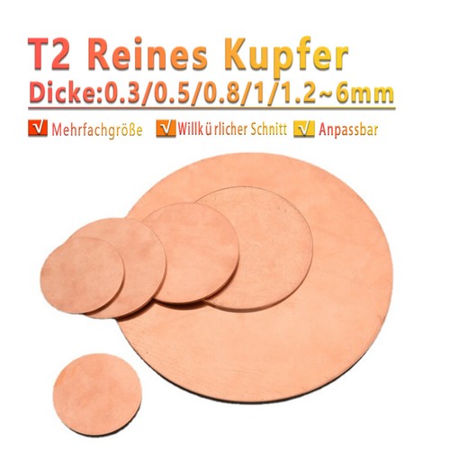 Kupfer scheiben ronden - t2,