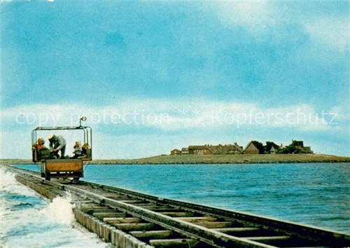 Oland lorenfahrt zur - oland, hallig