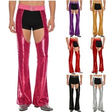 Herren Cowboy Chaps glitzernde
