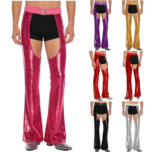 Herren cowboy chaps - herren, glitzernde