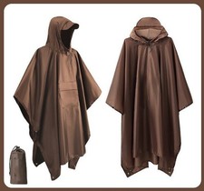 Kapuze Regenmantel Wandern Radfahren Poncho Regenschutz für Rucksäcke DE