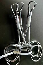 Tuchklemme Chifa wie Medicon17.55.08, Backhaus-gebogen-85mm-1x1 Zinn, neu-Privat