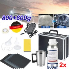 Scheinwerfer Profi Aufbereitung Set / Bedampfen / Reparatur / Bedampfer Mit Box