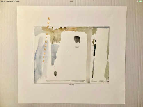Oskar koller kunstdruck 1982 - kunstdruck,