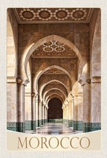 Holzschild 30x20 cm Marokko