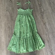 Sommerkleid grün H&M Umstandsmode Größe S Baumwolle