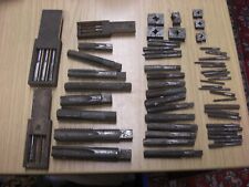Konvolut Gewindeschneider Vintage Gewindebohrer teils in Holzkisten -über 50 St.