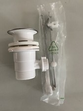 Ablaufgarnitur Ablaufventil mit Zugstangen Abfluss für Waschtisch Waschbecken