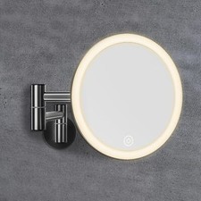 baliv Kosmetikspiegel LED Beleuchtet 1X / 10X Vergrößerung Wand Schminkspiegel