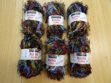 Strickgarn Wolle Strickwolle Fransengarn Effektgarn Brazilia Color Fb.114