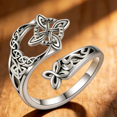 Knotenring aus silber original - knotenring,