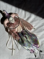 Vintage Harlequin Figur Puppe