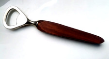 Flaschenöffner mid Century Holz -Griff Art Deco Modernist Mid century Vintage