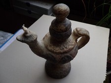 Öllampe mit Deckel und Docht