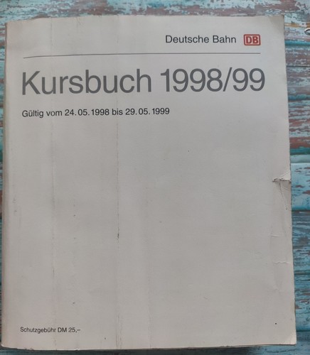 Kursbuch 1998 thüringen - kursbuch,