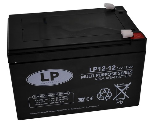Batterie landport agm lp12 - landport, lp12-12