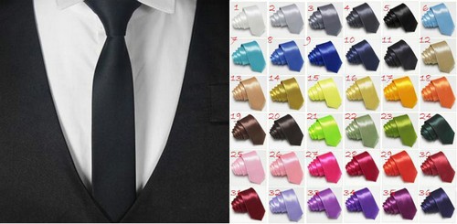 Schmale krawatte business slim - krawatte,