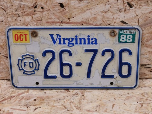 Nummernschild usa virginia - usa,